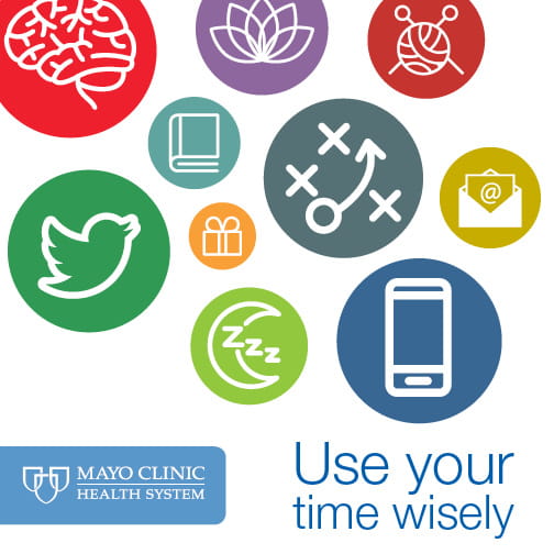 Use your time wisely graphic