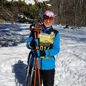 It’s hard to keep Marva Sahs down. Marva, 69, of rural Spooner, Wisconsin, recently completed her 30th American Birkebeiner, a 50-km cross-country ski race held each winter between Cable and Hayward, Wisconsin. This would be impressive under any conditions, but Marva has twice come back from knee surgery to take on the challenge.