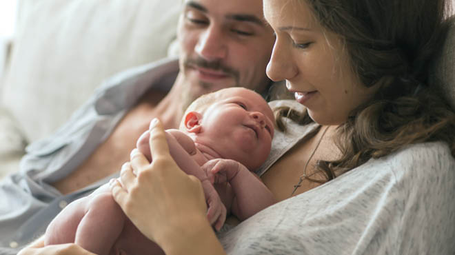 Parents with infant